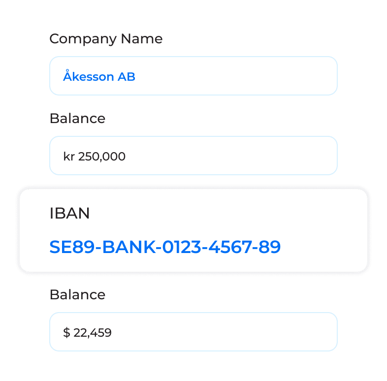 Business Account in Sweden for Non Residents