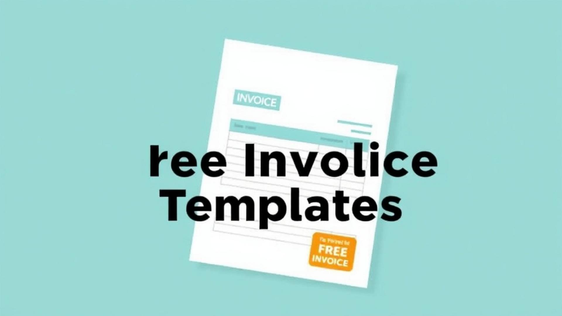 free invoice templates - Illustration
