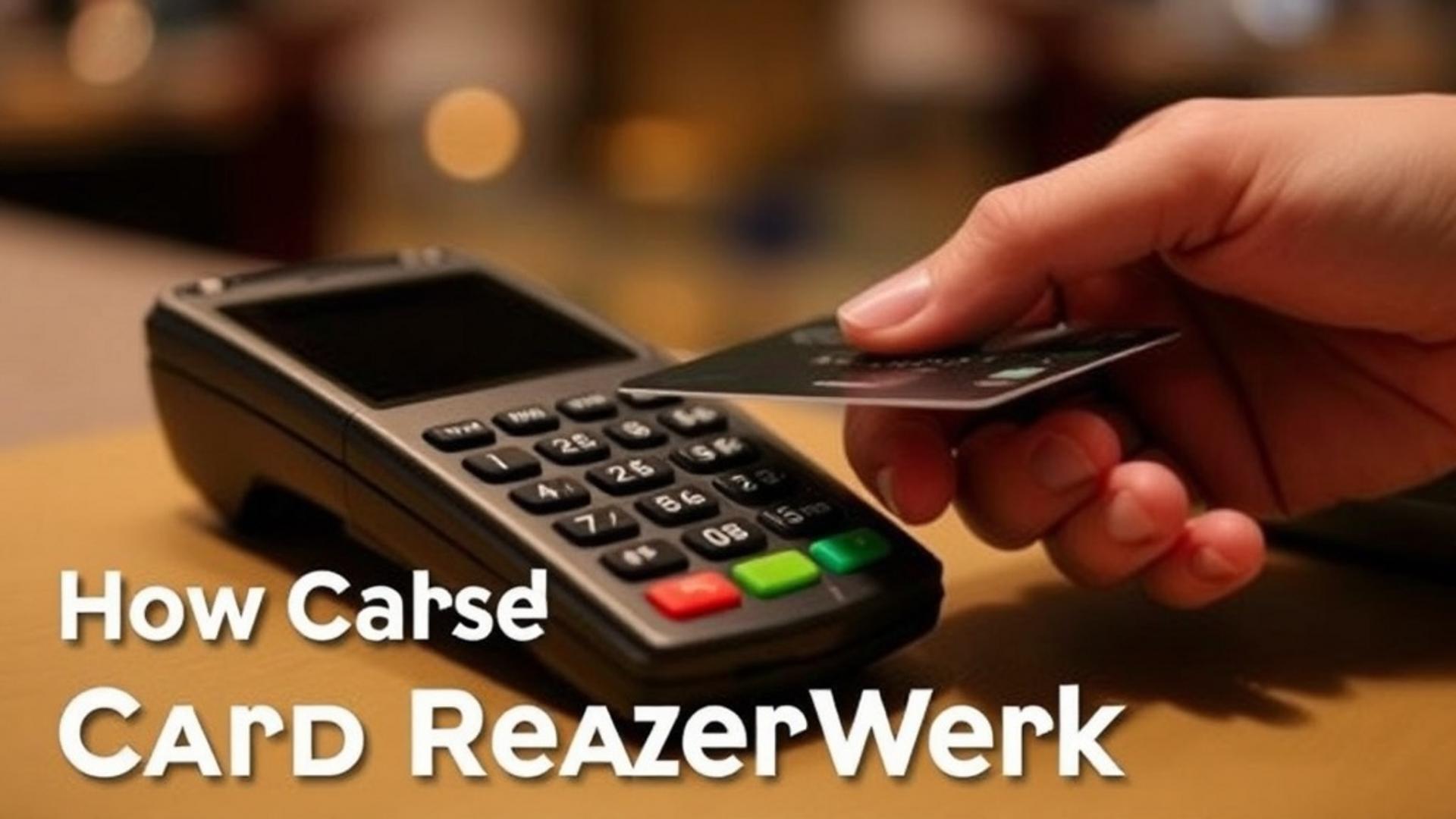 how does a card reader work - Illustration