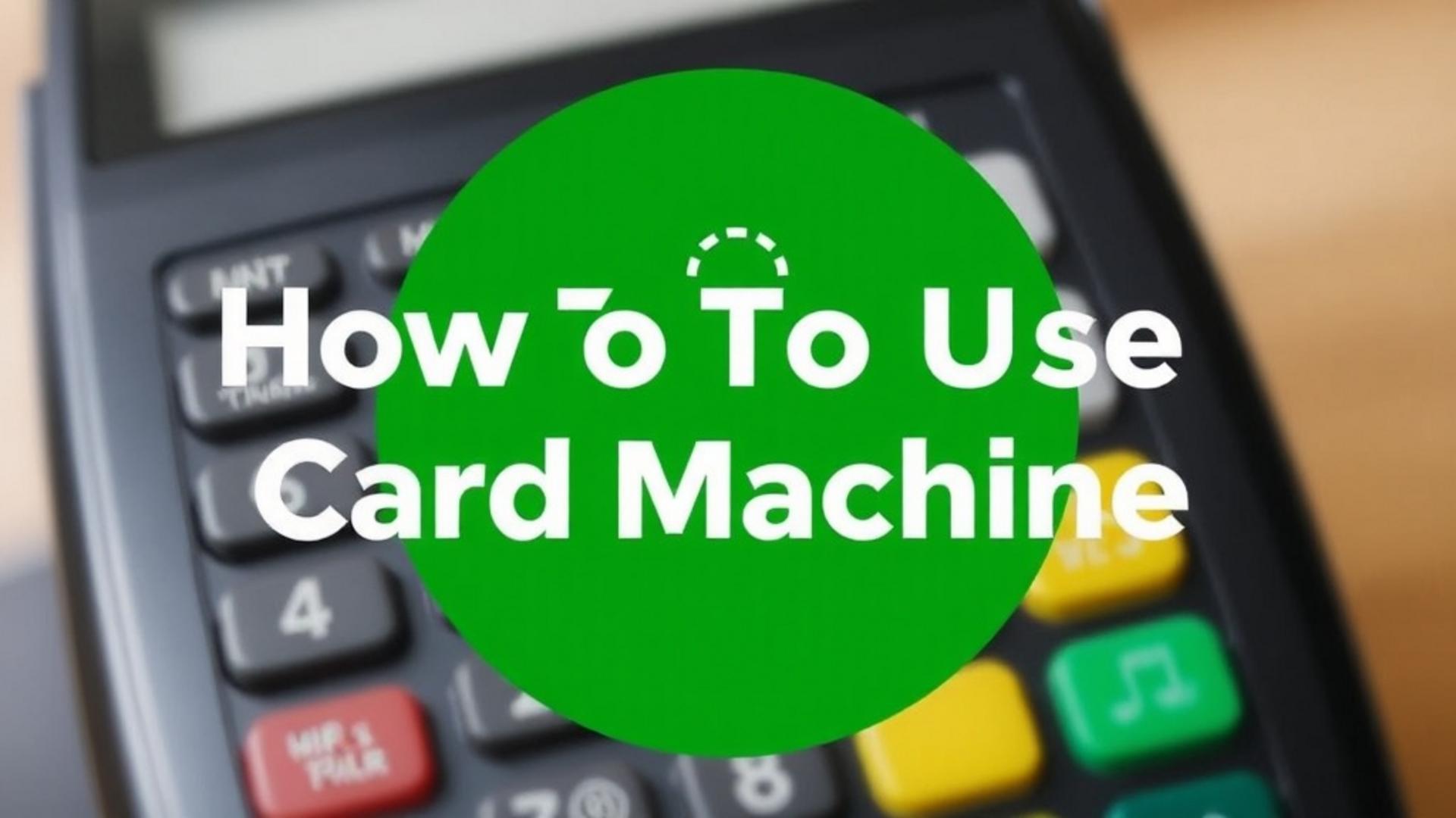 how-to-use-card-machine2 how to use card machine - Illustration