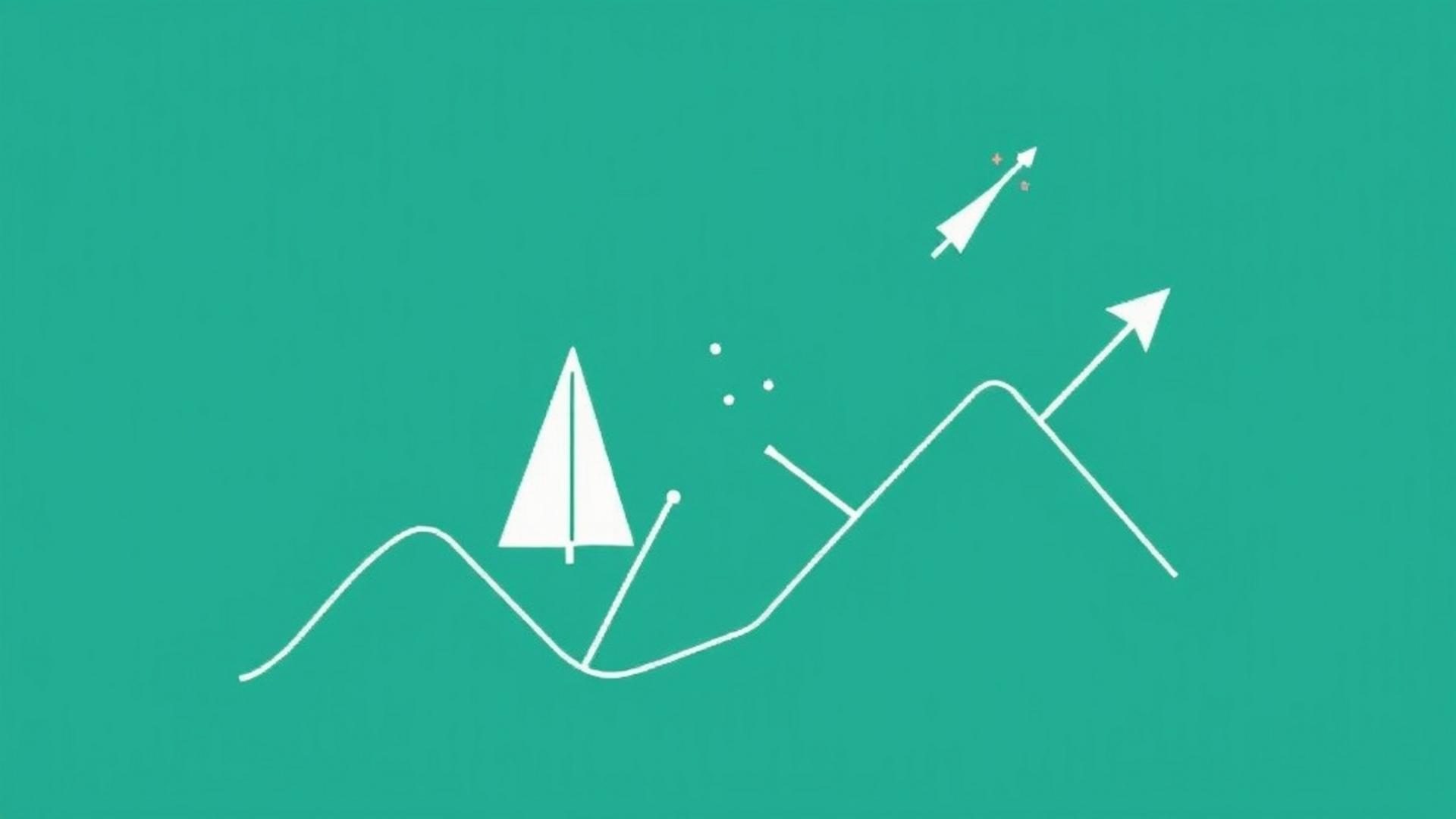 markedsvolatilitet - Illustration