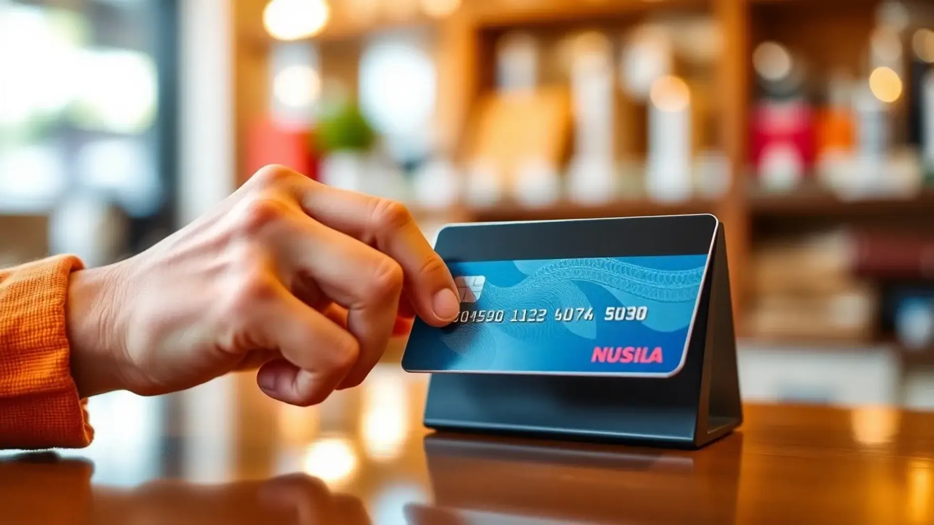 card transaction - Illustration