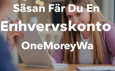 Sådan får du en erhvervskonto med OneMoneyWay