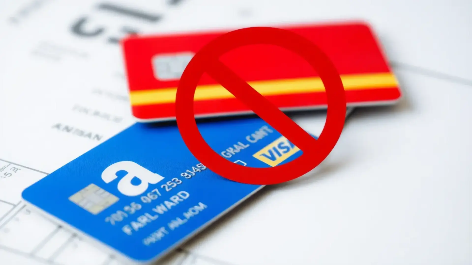 cardholder information should never be sent by email or fax - Illustration