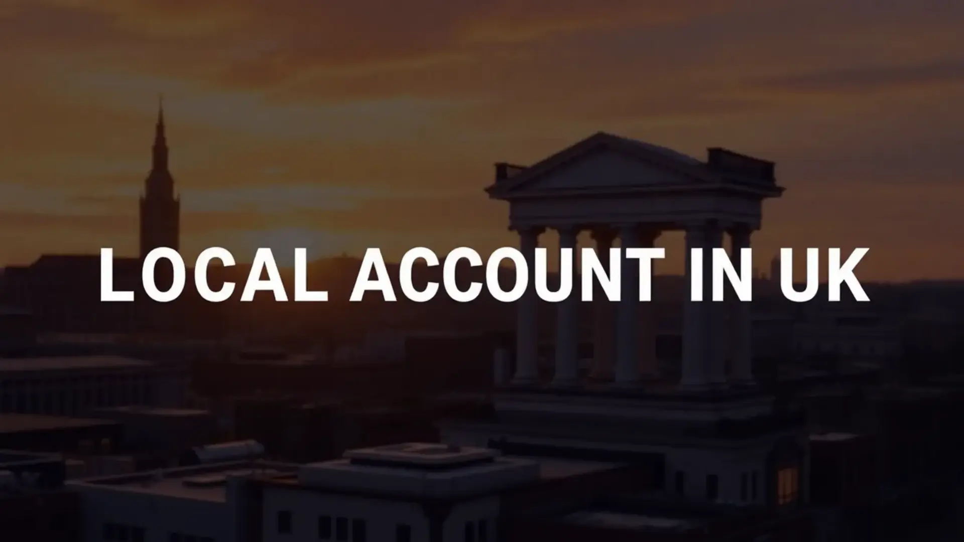local account in uk - Illustration