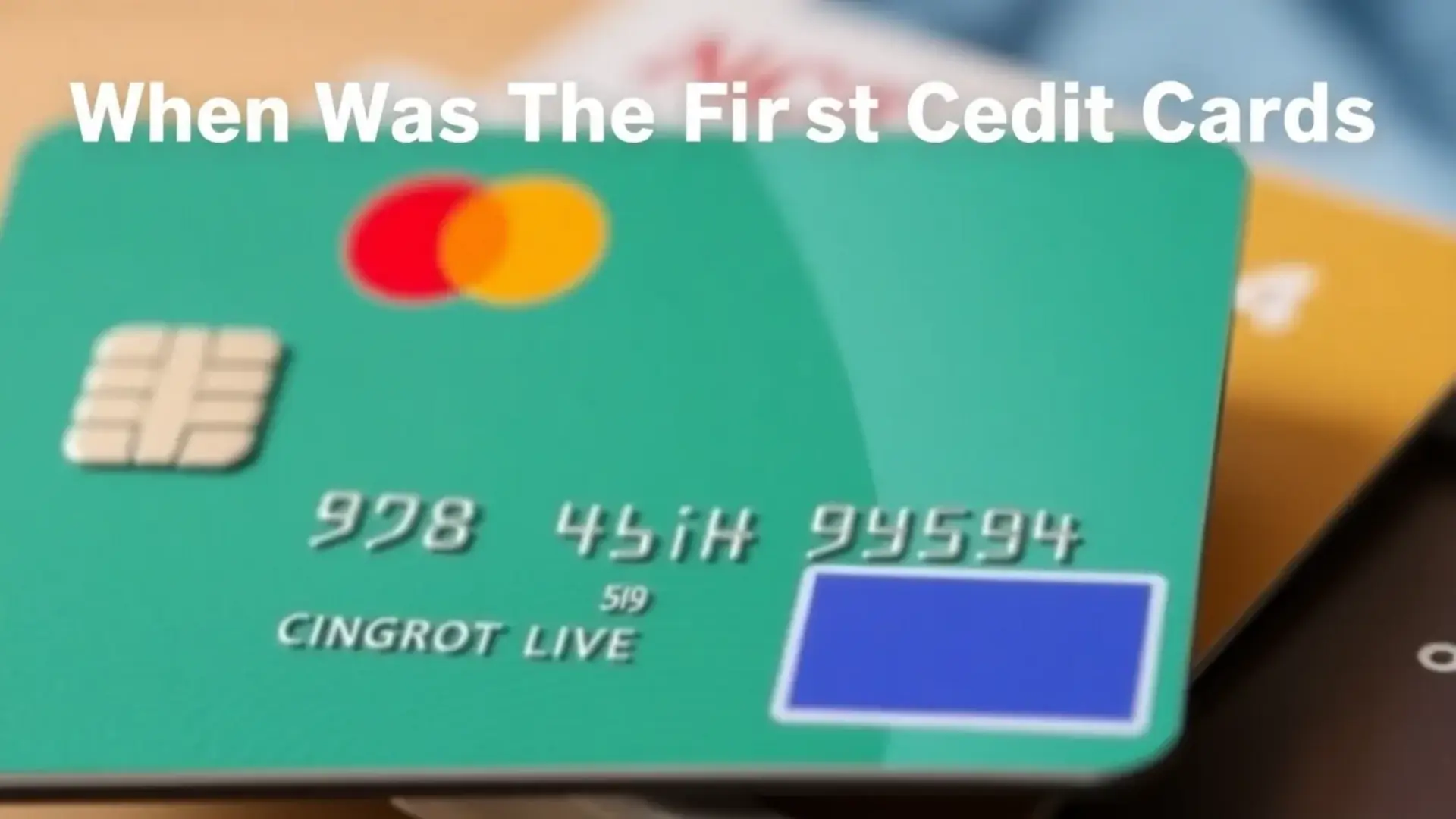 when was the first credit card issued - Illustration