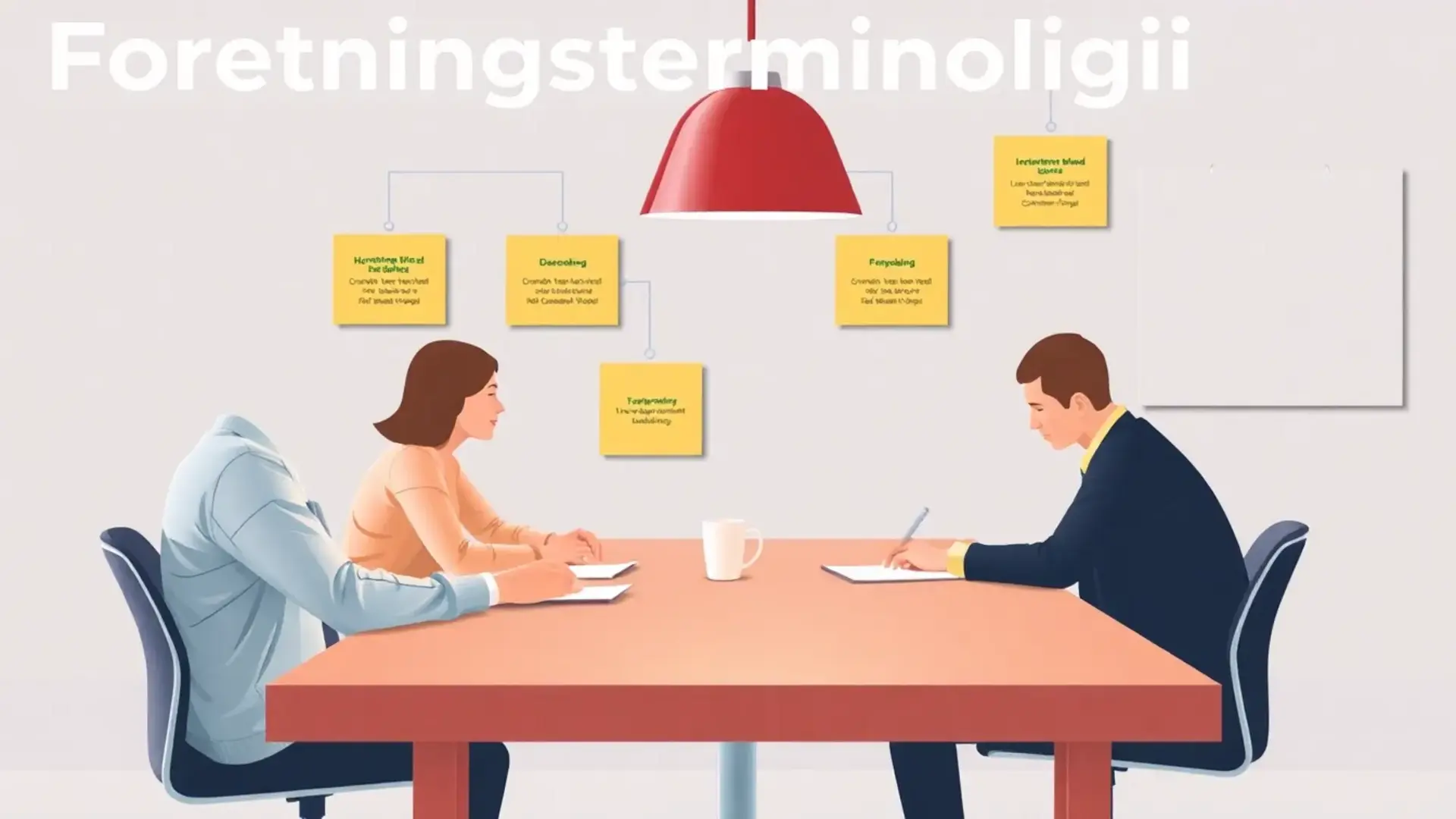 forretningsterminologi1 Forretningsterminologi - Illustration