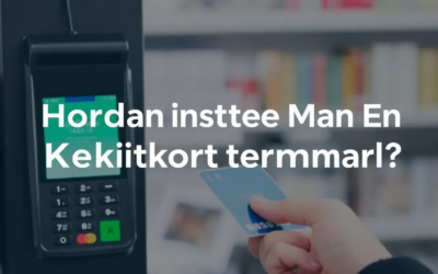 Hvordan installerer man en kreditkortterminal?