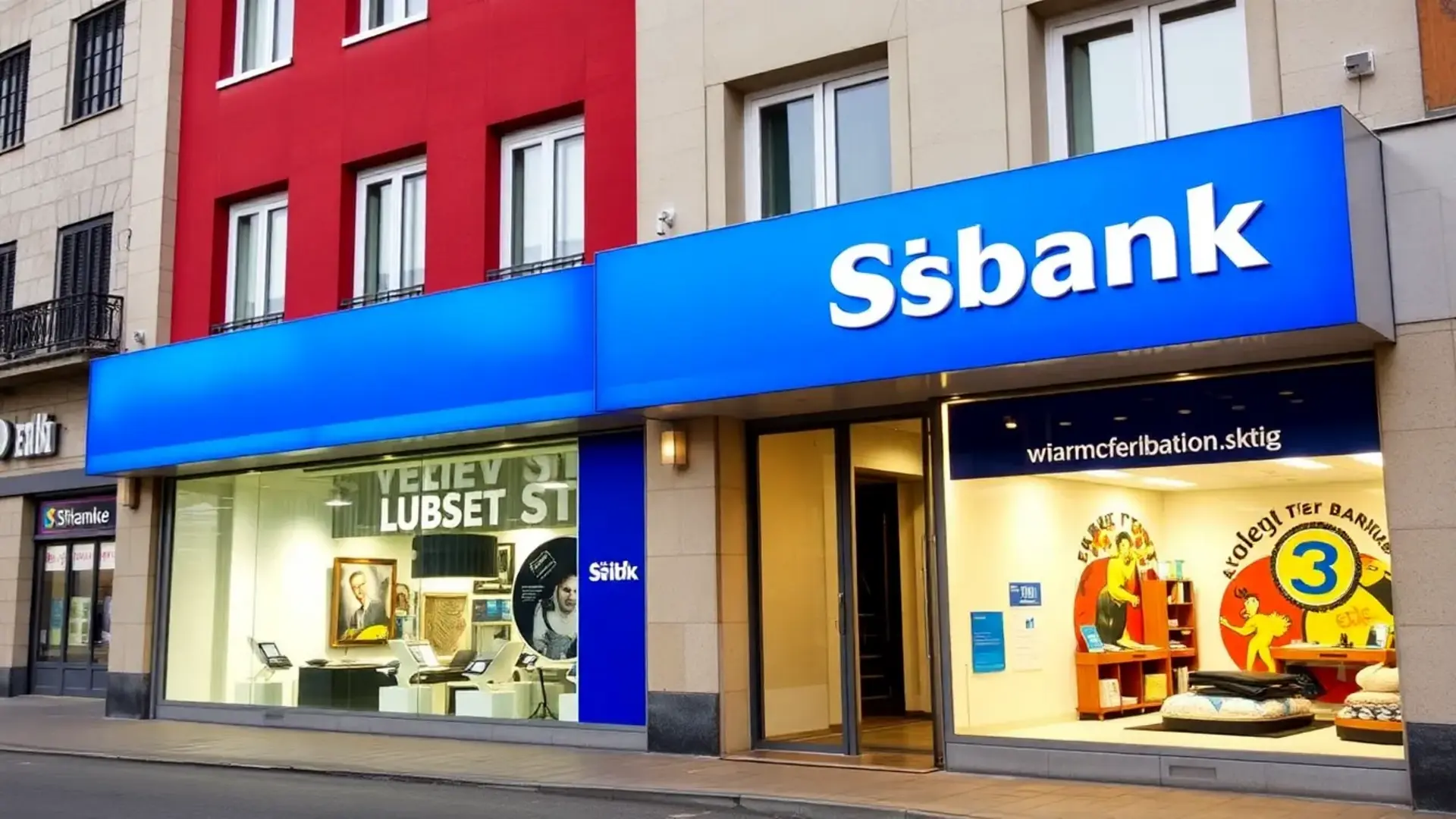 Erhvervsbank i Spanien - Illustration