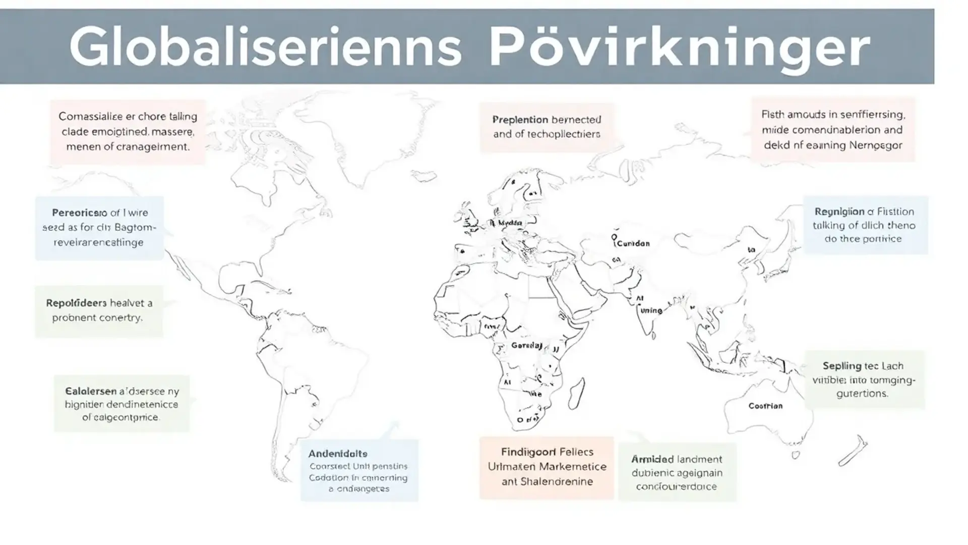 globaliseringens-pavirkninger1 Globaliseringens påvirkninger - Illustration