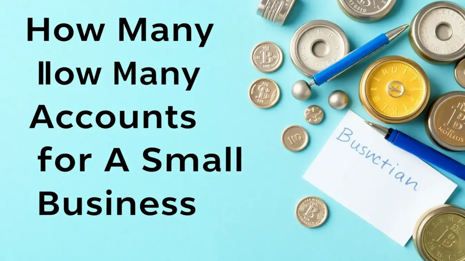 how-many-accounts-do-you-need-for-a-small-business2 How many accounts do you need for a small business - Illustration